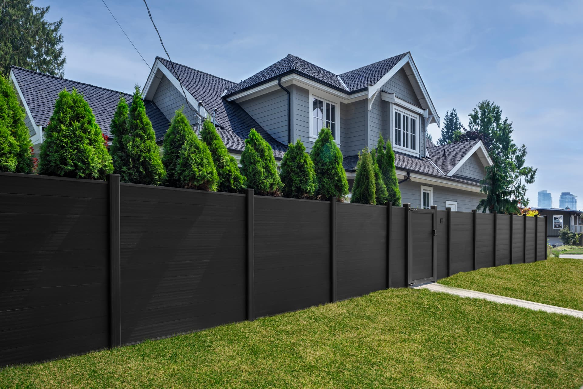 Garrow project with NeoLine composite fencing and gates